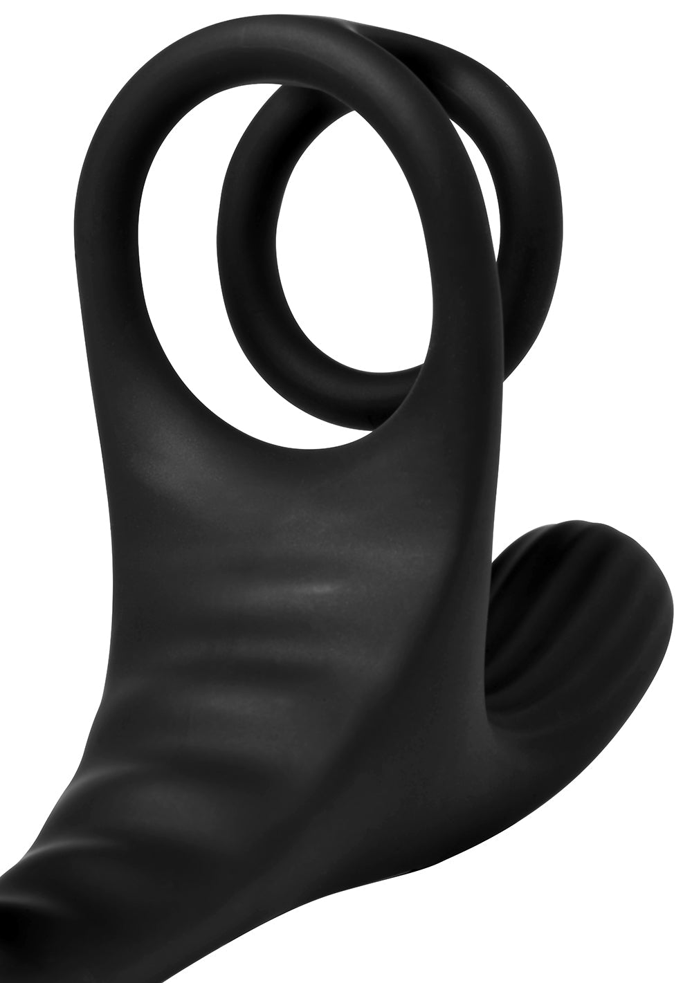 CURVE NOVELTIES - JOCK ENHANCERS TRIPLE RUSH VIBRATING C-RING&ANAL PLUG W/ REMOTE