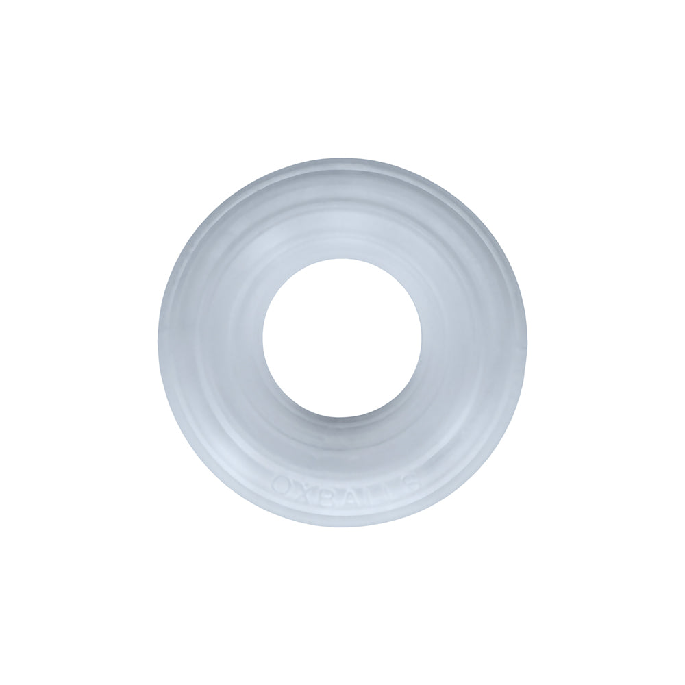 OXBALLS - HUNKYJUNK ROTO GROOVED GRIPPER-RIBBED COCKRING CLEAR STEAM