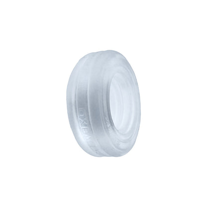 OXBALLS - HUNKYJUNK ROTO GROOVED GRIPPER-RIBBED COCKRING CLEAR STEAM