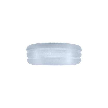 OXBALLS - HUNKYJUNK ROTO GROOVED GRIPPER-RIBBED COCKRING CLEAR STEAM
