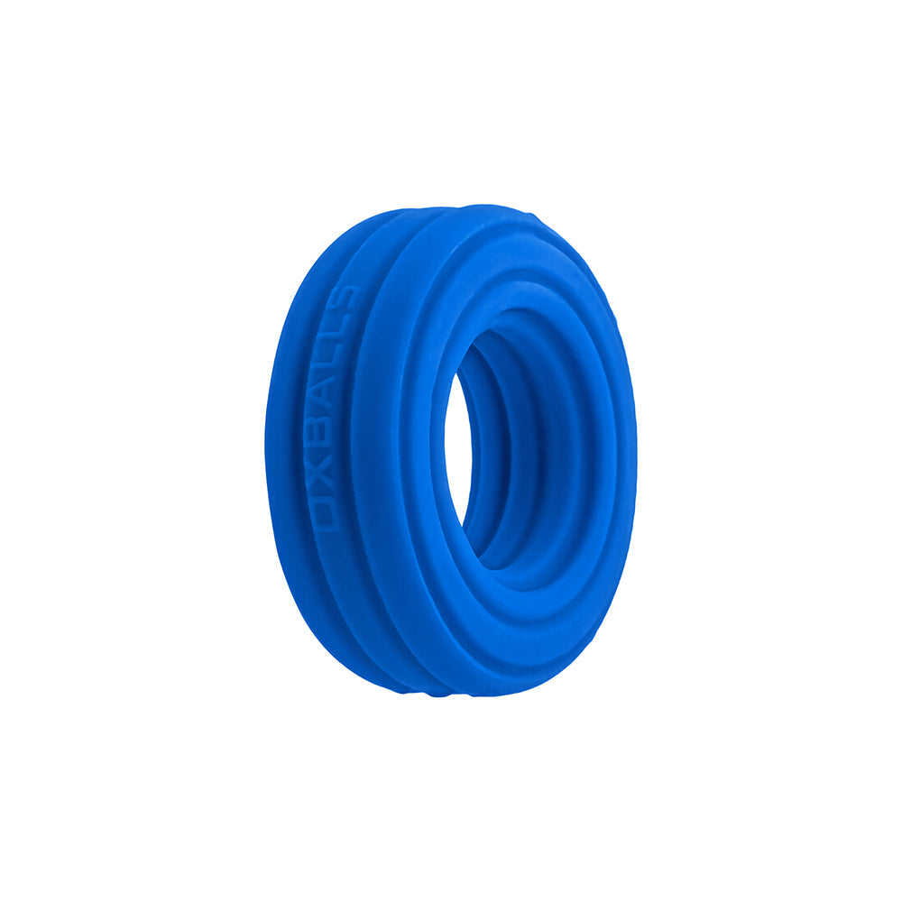 OXBALLS - HUNKYJUNK ROTO GROOVED GRIPPER-RIBBED COCKRING TEAL FIZZ