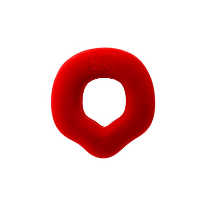 OXBALLS - HUNKYJUNK FIT GRIPS 2-PACK ERGO-FIT COCKRINGS BLACK/RED