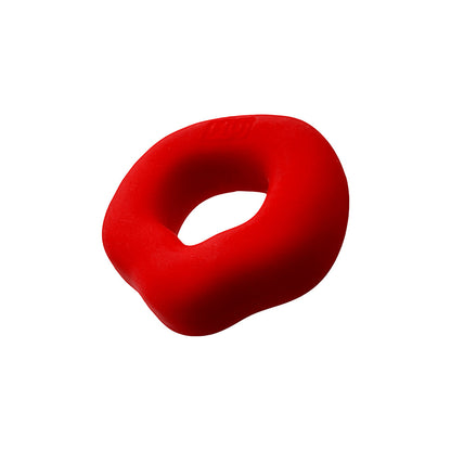 OXBALLS - HUNKYJUNK FIT GRIPS 2-PACK ERGO-FIT COCKRINGS BLACK/RED