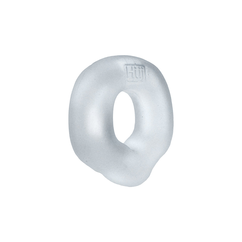 OXBALLS - HUNKYJUNK FIT GRIPS 2-PACK ERGO-FIT COCKRINGS CLEAR/CLEAR