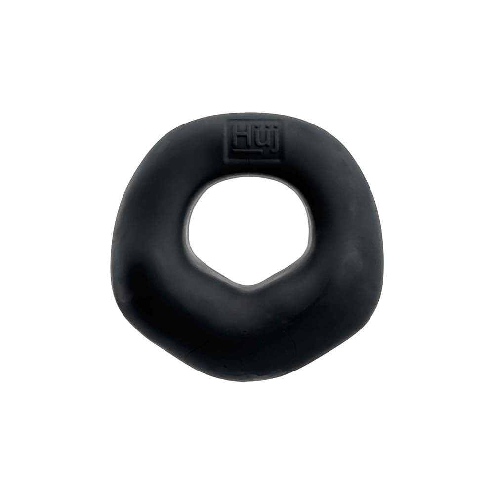 OXBALLS - HUNKYJUNK FIT BULGE HUNG-STYLE COCKRING BLACK FOG