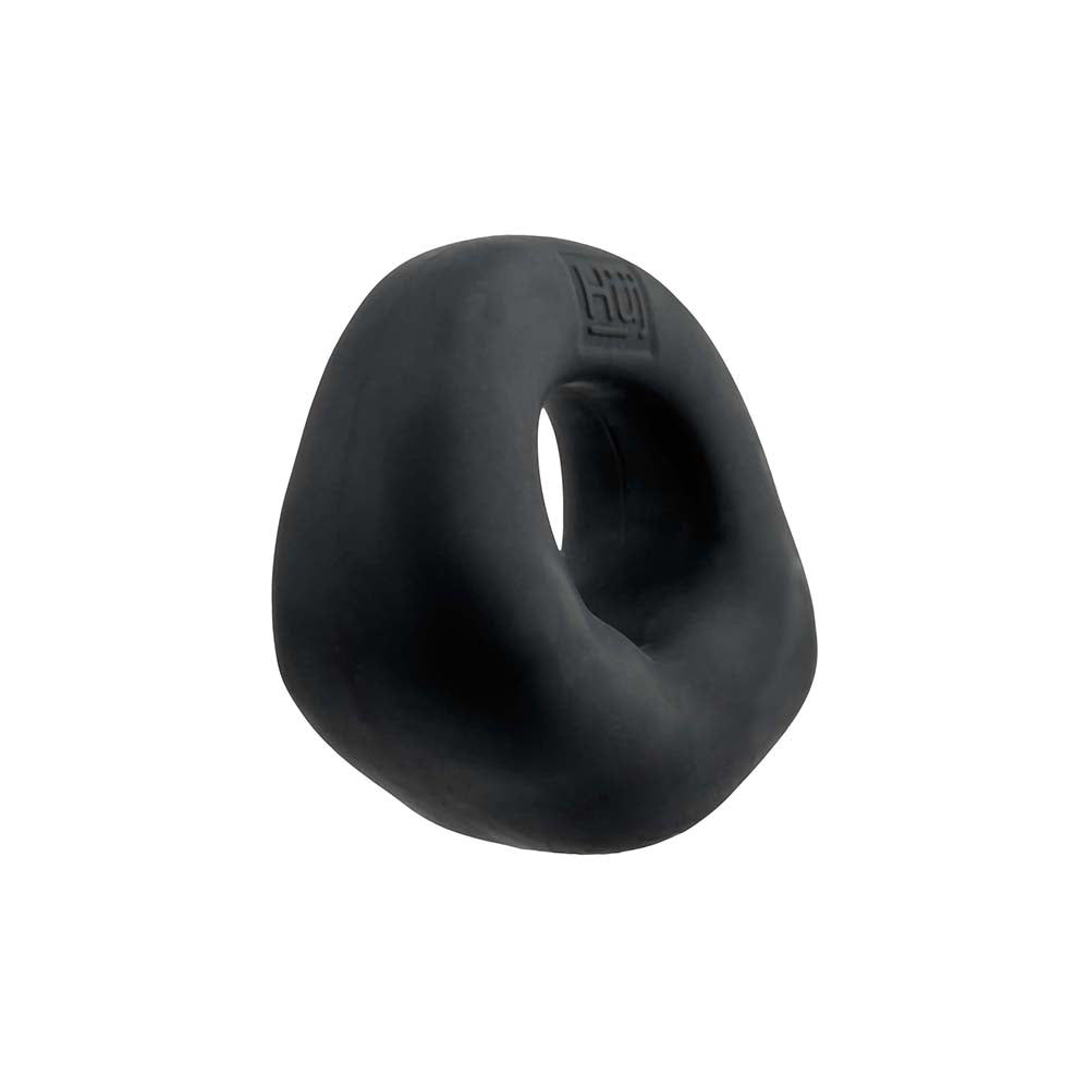 OXBALLS - HUNKYJUNK FIT BULGE HUNG-STYLE COCKRING BLACK FOG