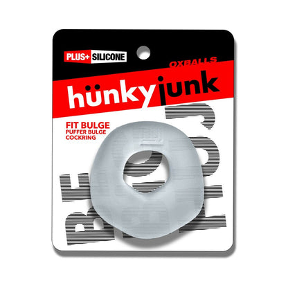 OXBALLS - HUNKYJUNK FIT BULGE HUNG-STYLE COCKRING CLEAR STEAM