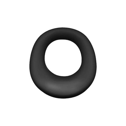 OXBALLS - HUNKYJUNK EXPANDER SLIMMER SCOOP STYLE COCKRING BLACK FOG