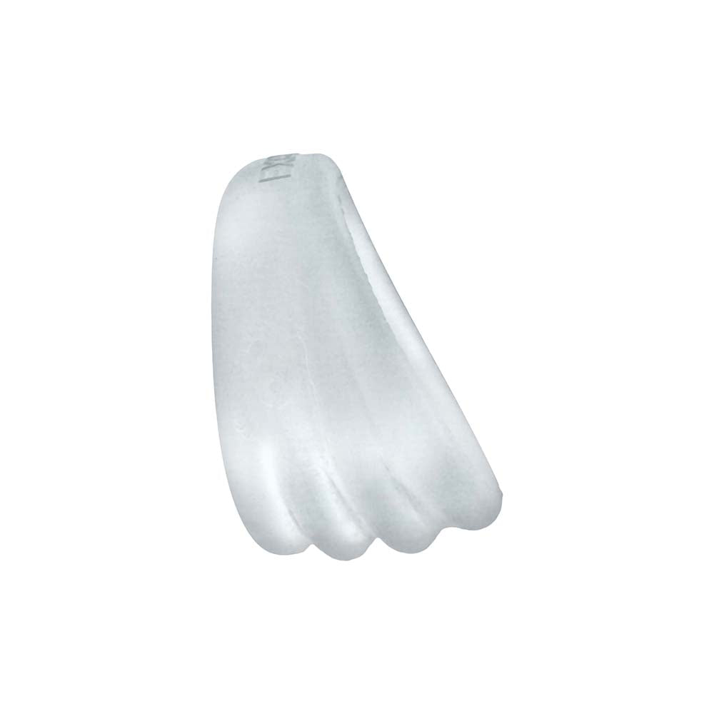OXBALLS - HUNKYJUNK EXPANDER SLIMMER SCOOP STYLE COCKRING CLEAR STEAM