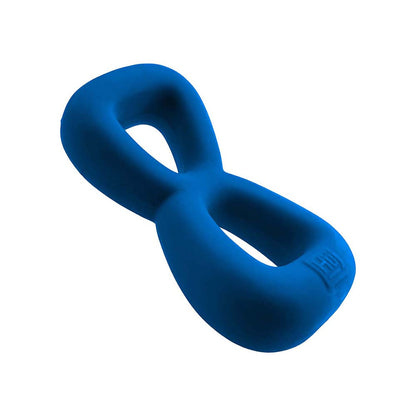OXBALLS - HUNKYJUNK BOOMERANG DOUBLE-RING COCKRING & NUT-TUGGER TEAL FIZZ