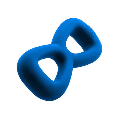 OXBALLS - HUNKYJUNK BOOMERANG DOUBLE-RING COCKRING & NUT-TUGGER TEAL FIZZ