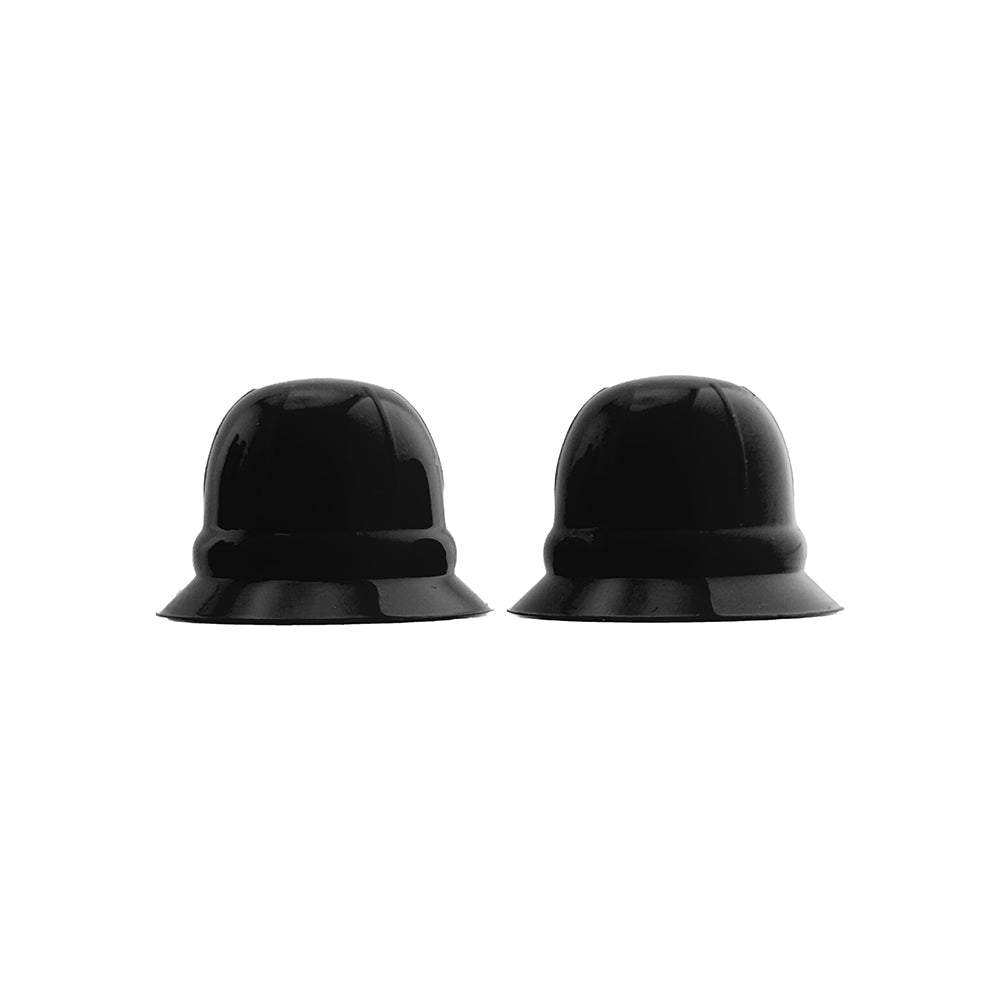 OXBALLS - HUNKYJUNK NANO NIPS "JUST THE TIP" NIPPLE-NUBS BLACK SILICONE