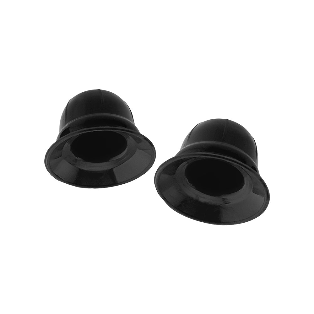 OXBALLS - HUNKYJUNK NANO NIPS "JUST THE TIP" NIPPLE-NUBS BLACK SILICONE