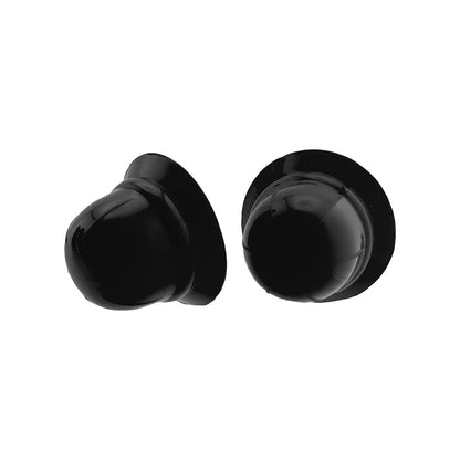 OXBALLS - HUNKYJUNK NANO NIPS "JUST THE TIP" NIPPLE-NUBS BLACK SILICONE