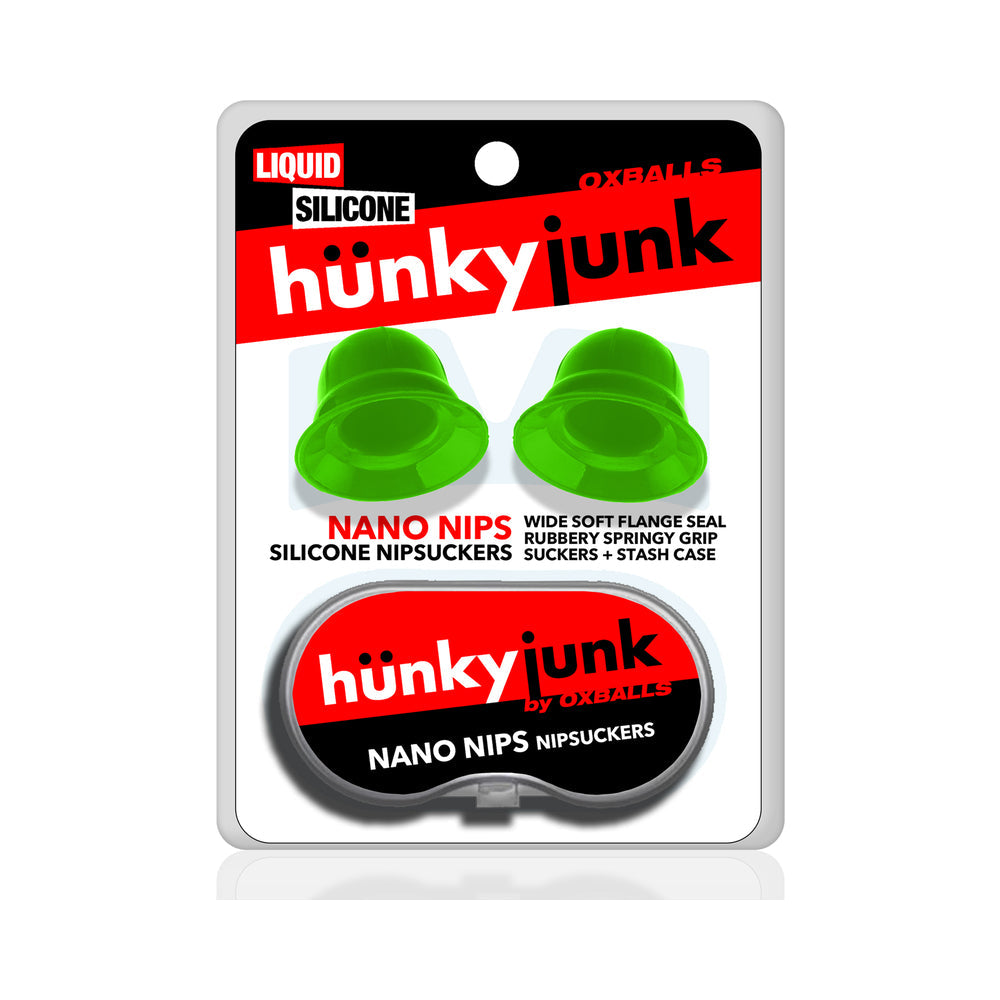 OXBALLS - HUNKYJUNK NANO NIPS "JUST THE TIP" NIPPLE-NUBS LIZZARD SILICONE