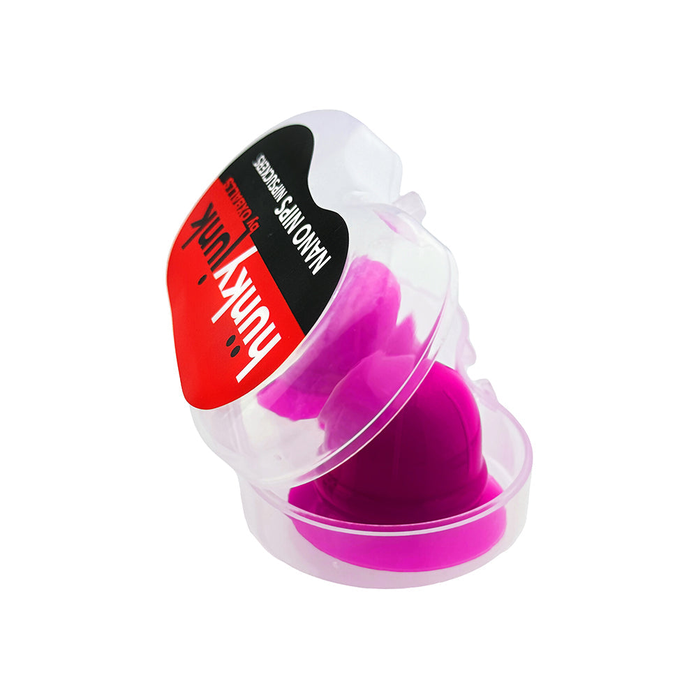 OXBALLS - HUNKYJUNK NANO NIPS "JUST THE TIP" NIPPLE-NUBS PINK SILICONE