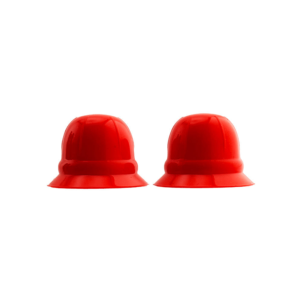 OXBALLS - HUNKYJUNK NANO NIPS "JUST THE TIP" NIPPLE-NUBS RED SILICONE