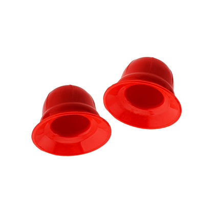 OXBALLS - HUNKYJUNK NANO NIPS "JUST THE TIP" NIPPLE-NUBS RED SILICONE