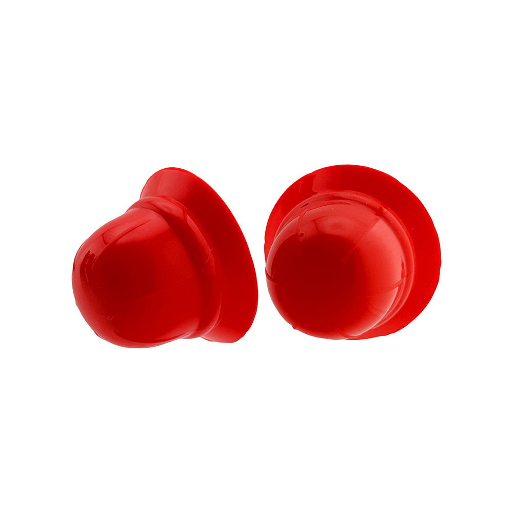 OXBALLS - HUNKYJUNK NANO NIPS "JUST THE TIP" NIPPLE-NUBS RED SILICONE