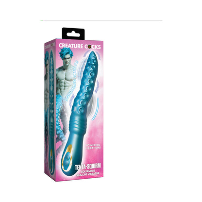 XR BRANDS - CREATURE COCKS TENTA-SQUIRM SQUIRMING SILICONE VIBRATOR