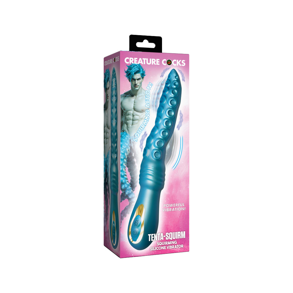 XR BRANDS - VIBRATEUR EN SILICONE TENTA-SQUIRM CREATURE COCKS