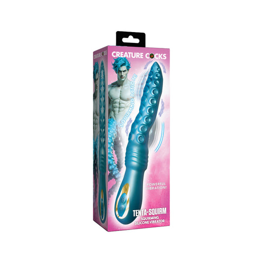 XR BRANDS - CREATURE COCKS TENTA-SQUIRM SQUIRMING SILICONE VIBRATOR