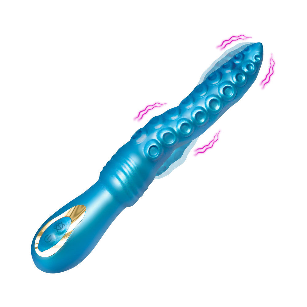 XR BRANDS - CREATURE COCKS TENTA-SQUIRM SQUIRMING SILICONE VIBRATOR