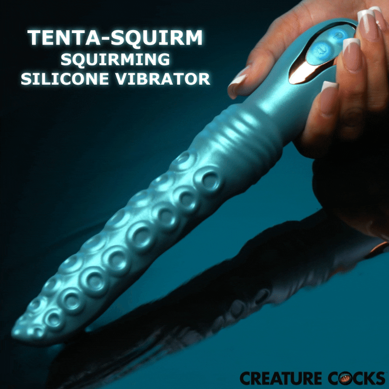 XR BRANDS - CREATURE COCKS TENTA-SQUIRM SQUIRMING SILICONE VIBRATOR