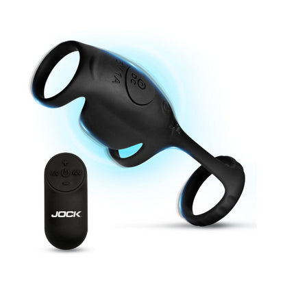 CURVE NOVELTIES - JOCK ENHANCERS BLITZ VIBRATING PENIS SLEEVE C-RING WITH REMOTE
