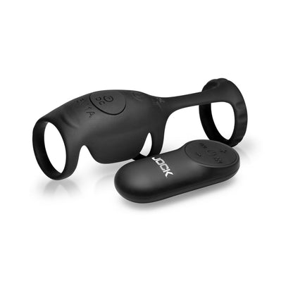 CURVE NOVELTIES - JOCK ENHANCERS BLITZ VIBRATING PENIS SLEEVE C-RING WITH REMOTE