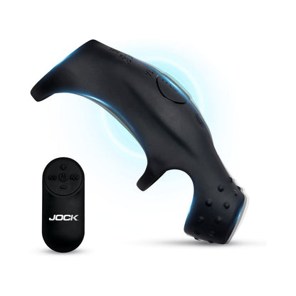 CURVE NOVELTIES - JOCK ENHANCERS RUSH VIBRATING PENIS SLEEVE C-RING WITH REMOTE