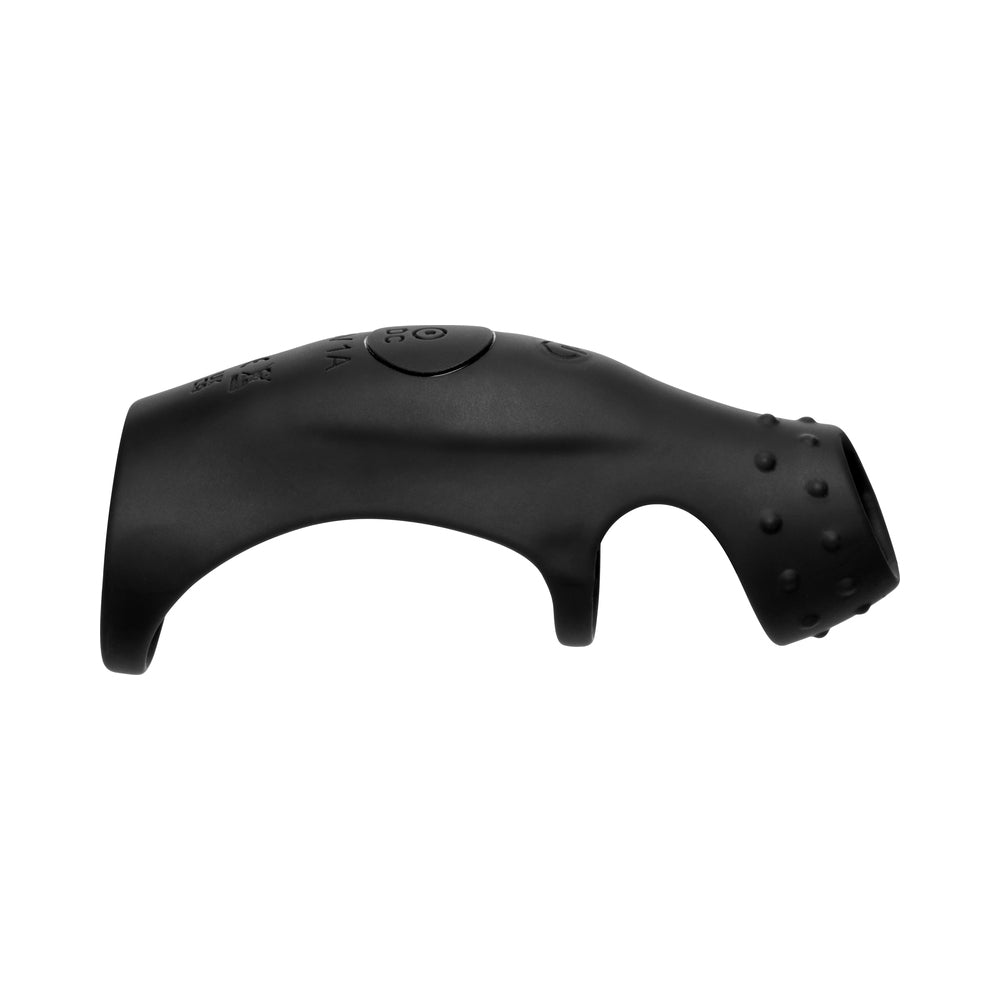 CURVE NOVELTIES - JOCK ENHANCERS RUSH VIBRATING PENIS SLEEVE C-RING WITH REMOTE