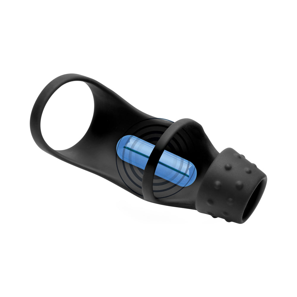 CURVE NOVELTIES - JOCK ENHANCERS RUSH VIBRATING PENIS SLEEVE C-RING WITH REMOTE