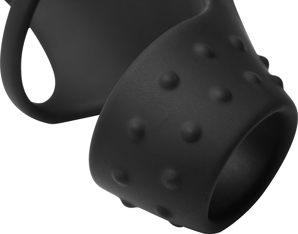 CURVE NOVELTIES - JOCK ENHANCERS RUSH VIBRATING PENIS SLEEVE C-RING WITH REMOTE