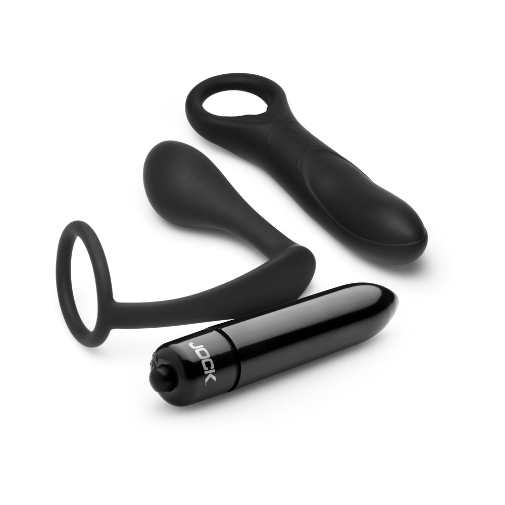 CURVE NOVELTIES - JOCK ENHANCERS P-SPOTTER SILICONE PROSTATE VIBRATOR SET