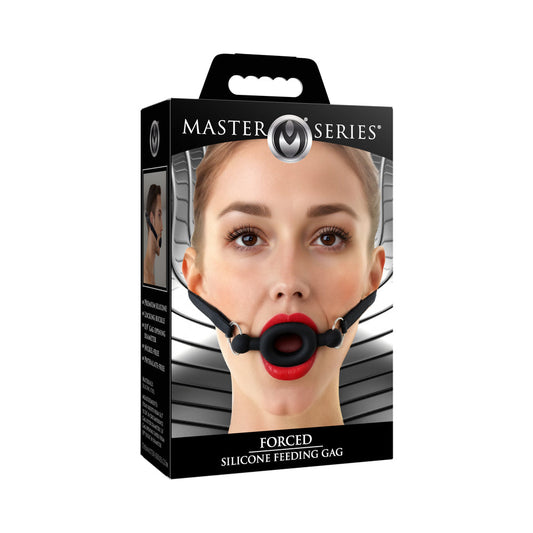 XR BRANDS - MASTER SERIES FORCED SILICONE FEEDING GAG