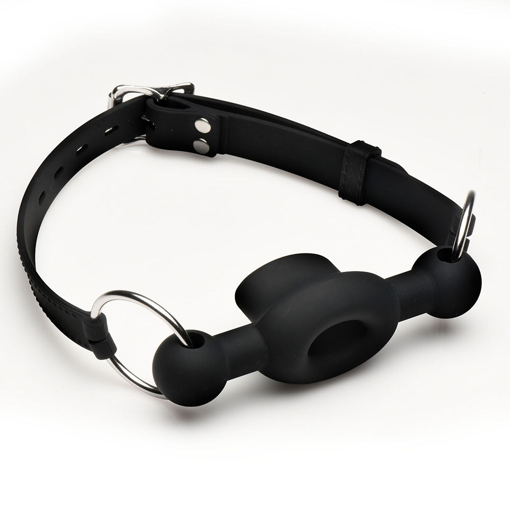 XR BRANDS - MASTER SERIES FORCED SILICONE FEEDING GAG