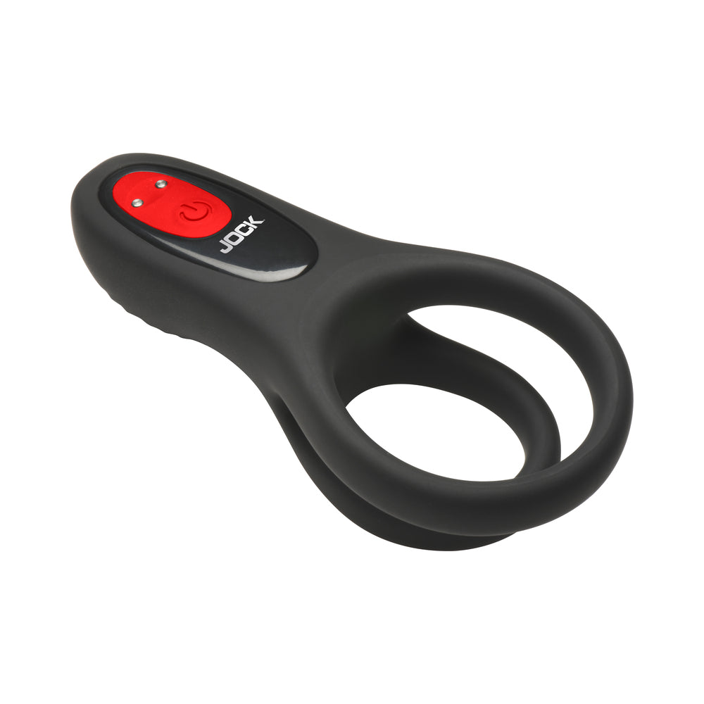 CURVE NOVELTIES - JOCK ENHANCERS HARD-ON VIBRATING SILICONE C-RING W /CLIT STIM