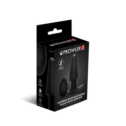 PROWLER RED - TAPERED RECHARGEABLE PLUG WITH REMOTE