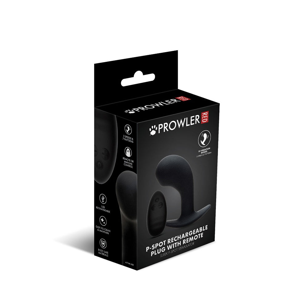 PROWLER RED - P-SPOT RECHARGEABLE PLUG WITH REMOTE