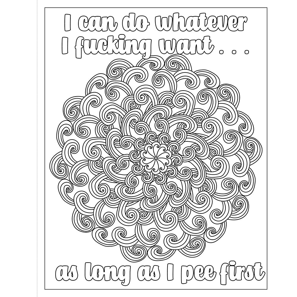 INGRAM - F*CK MENOPAUSE: A SWEARY COLORING BOOK OF CALMING MANDALAS FOR COOLING THE FIRE WITHIN