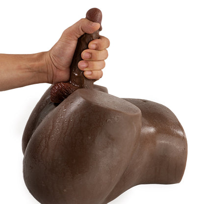 CAMTOYZ - RAW TORSO NAYSA PIEL OSCURA CHOCOLATE