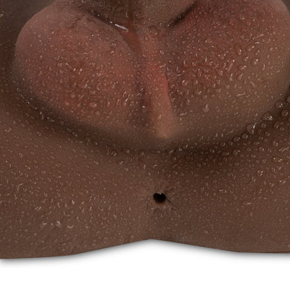 CAMTOYZ - RAW TORSO TRANSEXUAL RUPOL PIEL OSCURA CHOCOLATE