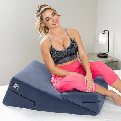 LIBERATOR - WEDGE & RAMP SEX COMBO ORIGINAL SIZE DÉCOR VELVET BLUE
