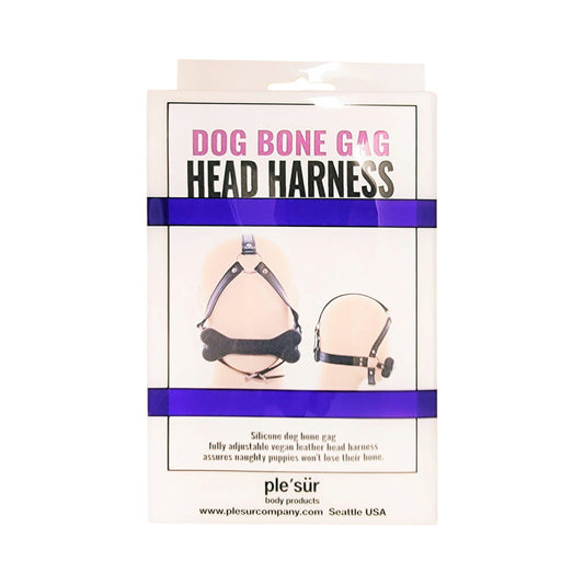 PLE''SUR - FACE HARNESS DOG BONE GAG