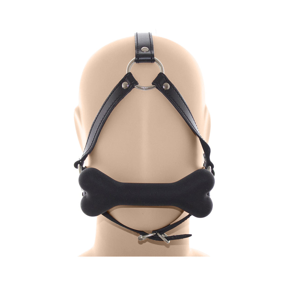 PLE''SUR - FACE HARNESS DOG BONE GAG