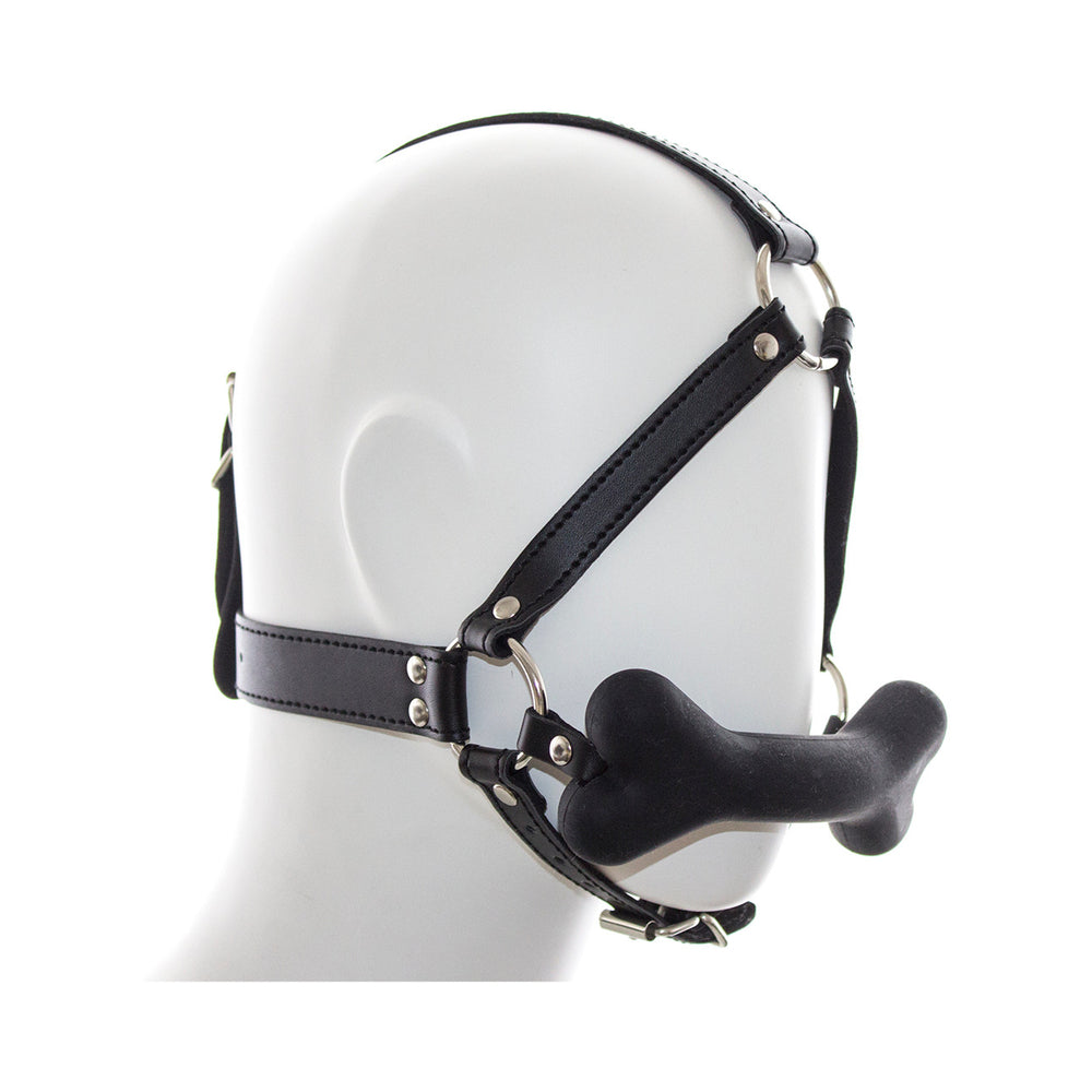 PLE''SUR - FACE HARNESS DOG BONE GAG