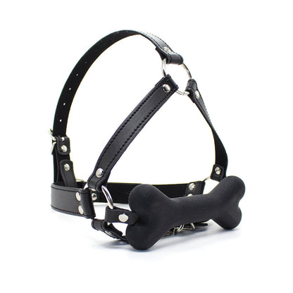 PLE''SUR - FACE HARNESS DOG BONE GAG