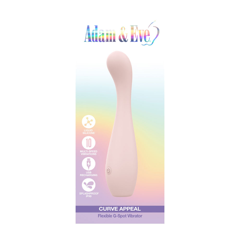 ADAM & EVE - CURVE APPEAL FLEXIBLE G-SPOT VIBRATOR