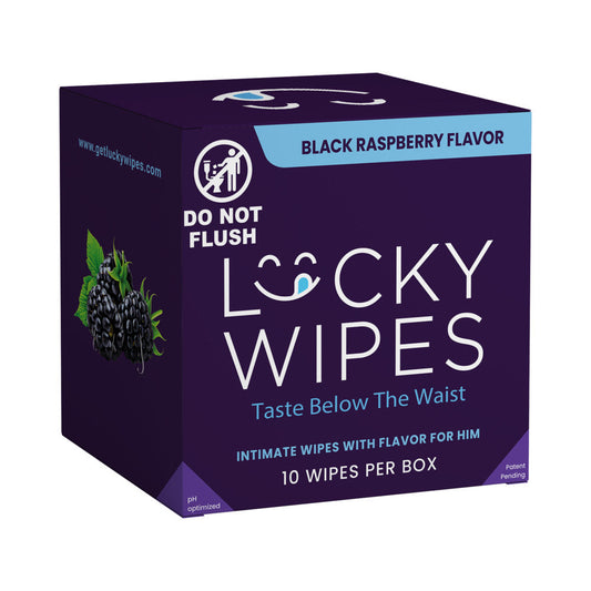 SWEETUMS - LUCKY WIPES BLACK RASPBERRY FLAVOR 10-PACK